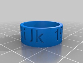 droge size 11 rings customized 3d print model - Mito3D