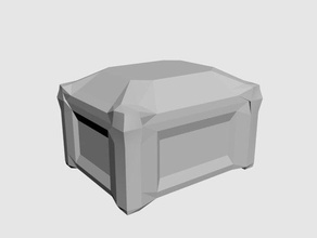 Rumpf abnehmbarer Deckel Container box Brust Schatztruhe 3d print model - Mito3D