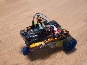 arduino bluetooth robot ec-projects electronics rc remote control 3d print model - Mito3D