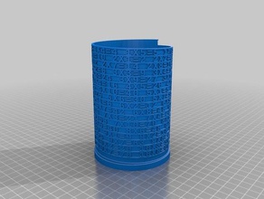 3 tablas karşılaştırıldı grueso matematik sanat özelleştirilmiş 3d print model - Mito3D