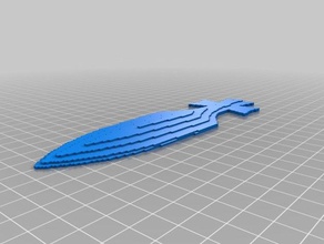 3d slash dagger other 3d print model - Mito3D