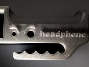 monster boca de fone ouvido titular áudio 3d print model - Mito3D