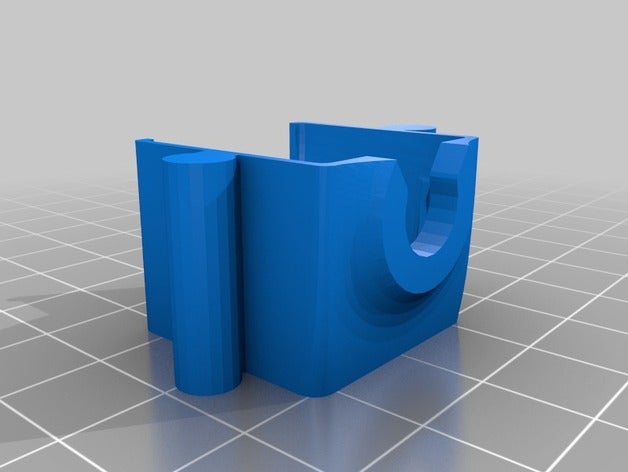 support pour 2 ventilateurs de verser l'aio 3d l'imprimante pièces fanduct hotend 3D print model - Mito3D