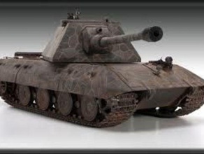 e-100 tank improved printing games 1100 e100 panzer prototype wehrmacht world tanks ww2 3d print model - Mito3D