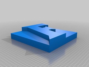 l'università della florida gator lettera i segni loghi 3d print model - Mito3D