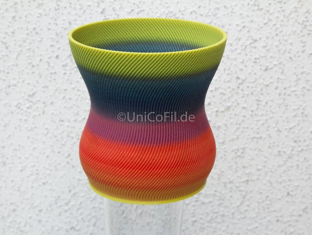 unicofil-vase-10 household 3D print model - Mito3D