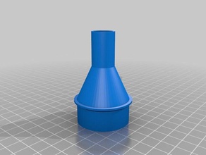 my customized vacuum hose adapter parts 3d print model - Mito3D