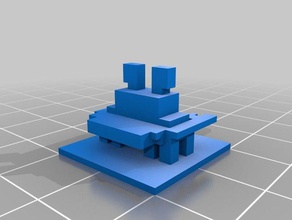 crabby vox le creature gioco giocattolo voxel 3d print model - Mito3D