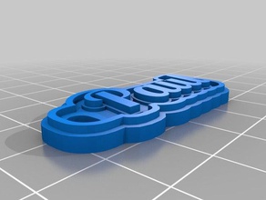 paulkeychain chaveiros personalizado 3d print model - Mito3D