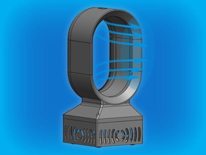 bureau bladeless ventilateur ménage air 3d print model - Mito3D