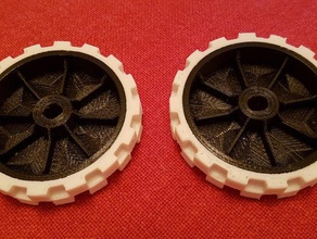 tires xecutors neato-wheels replacement parts upgrade vr100 3d print model - Mito3D