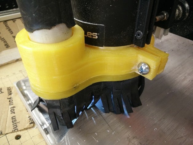 la poussière chaussure dewalt dwp611 routeur de machine outils 611 shapeoko shapeoko2 xcarve 3D print model - Mito3D