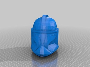sw clone trooper helmet 3d printing 3d print model - Mito3D