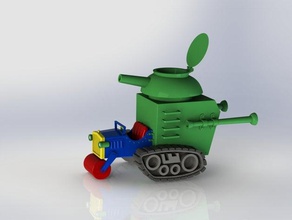 wacky races army surplus special toys games cartoon tank Wacky Races 3d print model - Mito3D
