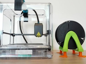 desteğiyle mikro filament ördek ayak yazıcı aksesuarlar filaman makara tutucu 3d print model - Mito3D