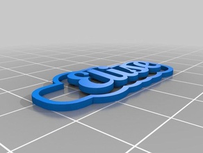 elise2 Anahtarlık özelleştirilmiş 3d print model - Mito3D