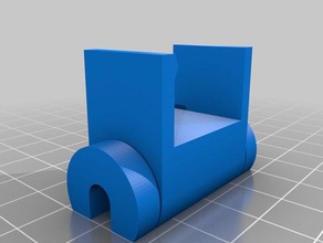 my 55mm cable holder 225mm table computer customized 3d print model - Mito3D
