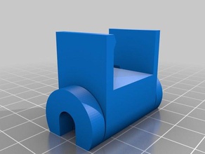 my 7mm cable holder 225mm table computer customized 3d print model - Mito3D