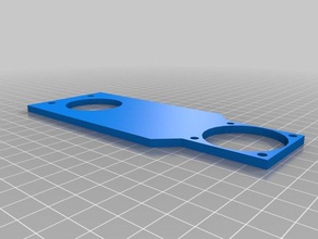 benbox de bricolaje láser montaje del ventilador 3d print model - Mito3D