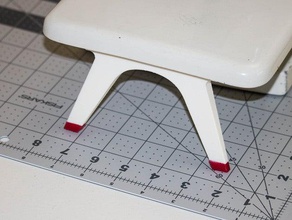 máquina de coser piernas 1975 hermano pacesetter reemplazo partes pieza repuesto 3d print model - Mito3D