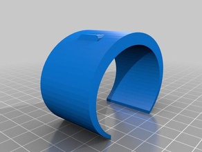 ccs fitbit flex band ark bilezik özelleştirilmiş 3d print model - Mito3D
