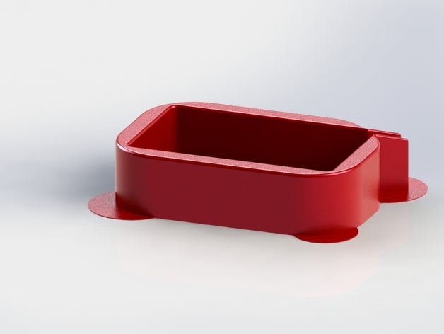 jabonera de drenaje tubo salida cuarto baño 3D print model - Mito3D