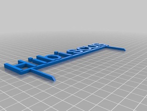 hibiscus signs logos customized 3d print model - Mito3D