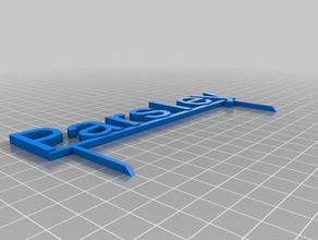 parsley signs logos customized 3d print model - Mito3D