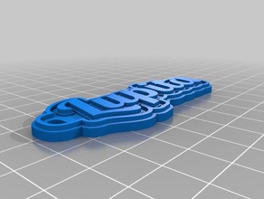 lupita keychains customized 3d print model - Mito3D
