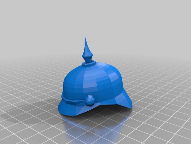 alemão ww1 capacete 3d impressão 3D print model - Mito3D