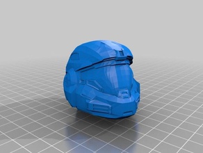 halo casque v1 3d l'impression 3d print model - Mito3D