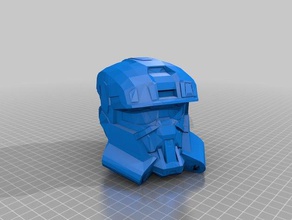 halo reach edo helmet 3d printing 3d print model - Mito3D