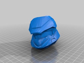 scout de halo casque 3d l'impression 3d print model - Mito3D
