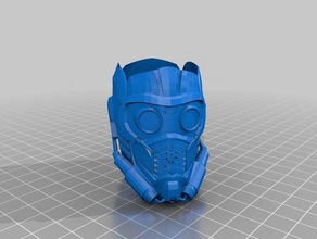 starlord casco 3d impresión 3d print model - Mito3D