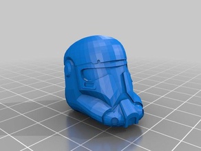 republic commando helmet 3d printing 3d print model - Mito3D