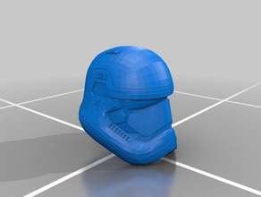sw episodio 7 de casco 3d impresión 3d print model - Mito3D