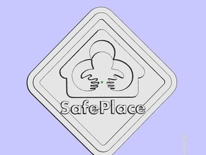 safeplace 2d arte 3d print model - Mito3D