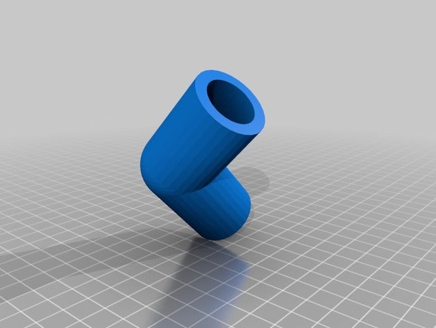 d20x30 135grad verbinder partes personalizado 3D print model - Mito3D