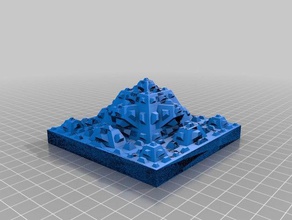 meine angepasste 3d-line-fraktal Mathematik 3d print model - Mito3D