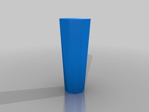 my customized hollow star vase containers 3d print model - Mito3D