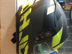 wall mounted motorcycle helmet holder organization bracket helmet stand motorbike helmet