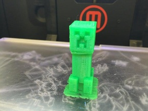 making minecraft materialize learning creeper designproject mathproject mbmakeathon tvy 3d print model - Mito3D