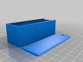 caja pegatinas recipientes personalizado 3d print model - Mito3D
