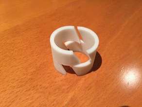 Dusche tube clamp Bad 3d print model - Mito3D