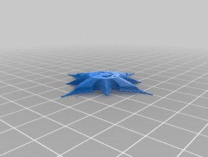 3d slash throwing star side two other 3d print model - Mito3D