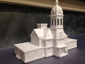 jessamine county Adliye Sarayı binalar yapılar court house hükümet Hükümet Binası kentucky 3d print model - Mito3D