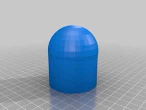 50mm sfera di copertura gancio traino cap automotive 3d print model - Mito3D