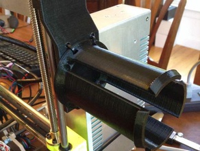 built-in filament holder 3d printer accessories 3d print model - Mito3D