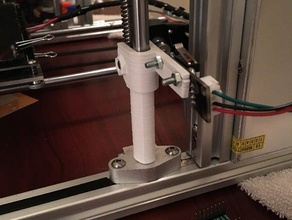 axis endstop spacer 3d printer parts 2020 folgertech prusa i3 3d print model - Mito3D