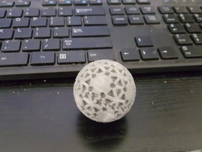 disco bucky Schraube ball Container 3d print model - Mito3D